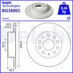 DELPHI féktárcsa DELPHI BG3890C (BG3890C)