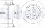 DELPHI féktárcsa DELPHI BG3757 (BG3757)