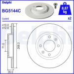 DELPHI féktárcsa DELPHI BG5144C (BG5144C)