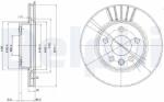 DELPHI féktárcsa DELPHI BG3417 (BG3417)