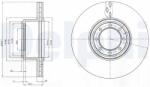 DELPHI féktárcsa DELPHI BG4102 (BG4102)