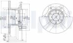 DELPHI féktárcsa DELPHI BG302 (BG302)