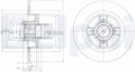 DELPHI féktárcsa DELPHI BG9029RS (BG9029RS)