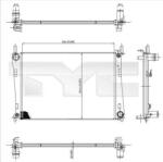 TYC Radiator, racire motor TYC 710-0031 (710-0031) - fixbox