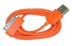  Висококачествен USB кабел за iPhone, iPad и iPod (оранжев)
