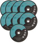 DETOOLZ Set 10 discuri abrazive, polizat otel/otel inox, 180x1.6x22.2mm, Detoolz, DZ-C296-S010-G01 (DZ-C296-S010-G01) Disc de taiere
