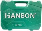 Hanbon Trusa 32 chei tubulare CR-V 1/2 8-32 mm Hanbon HB112132 (512094) Trusa unelte