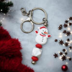 csucsajandek Egyedi hóemberes kulcstartó (CSW759827)