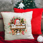 csucsajandek Névreszóló Mikulás Mintás Párnahuzat (CSW888844456)