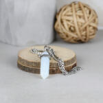 csucsajandek Opálüveg kétcsúcs medál (CSW371230)