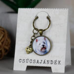 csucsajandek Kutyás kulcstartó - Westie (CSW774023)