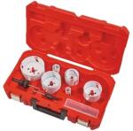 Milwaukee körkivágó fűrész készlet 19 mm/22 mm/32 mm/51 mm/60 mm/73 mm/83 mm/102 mm | 12 db (4932451547)