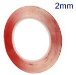 gigapack Ragasztó szalag, kétoldalas, plexi ablakhoz/érintőpanelhez (260°C hőálló, 2mm széles, 33 m)GP-47867