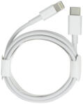  Kábel USB C csatlakozóval és dugóval kompatibilis a Lightning csatlakozóval / kompatibilis iPhone készülékkel, 1 m hosszú, fehér (cab/da/us/oem/12/1m/al)
