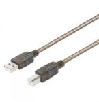 Manhattan USB Átalakító Átlátszó 15m 152389 (152389)