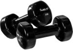 MOVIT Set de 2 gantere din vinil - 5 kg, negru (20040363)
