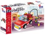 alleBLOX - Fire Brigade Tűzoltóautó 140 db-os építőkocka játékszett (AB1010) (AB1010)