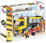 alleBLOX - ConstruczionCrew Billenős teherautó 221 db-os építőkocka játékszett (AB5006) (AB5006)