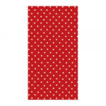 Braun Asztalterítő 1, 2x1, 8 m papír damaszt dombornyomású Piros pöttyös (3351-8047) (3351-8047)