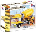 alleBLOX - ConstructionCrew Betonkeverő 216 db-os építőkocka játékszett (AB5005) (AB5005)