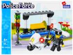 alleBLOX - Police Force Rendőrségi motor 96 db-os építőkocka játékszett (AB2006) (AB2006)