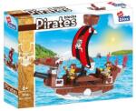 alleBLOX - Pirates Kalózhajó 204 db-os építőkocka játékszett (AB9010) (AB9010)