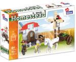 alleBLOX - Homestead Lovas tanya 183 db-os építőkocka játékszett (AB7003) (AB7003)