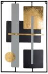 Welora Minimalista fém falfestmény, 40x60 cm, fekete/arany (JM1240256)