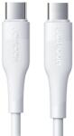 JOYROOM adatkábel, USB Type-C-USB Type-C, 60W, 1, 8 m, Fehér