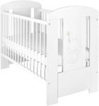 NEW BABY Gyermek kiságy New Baby Nyuszi standard fehér (2-37181)