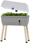 Gusta Garden SAMMY SALAD önitatós virágláda fedővel, világosszürke (GG-100A10)