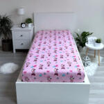 Jerry Fabrics Disney Minnie gumis lepedő flowers 90x200cm (JFK033302)
