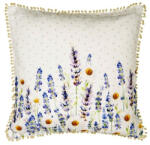 Clayre & Eef Párnahuzat 40X40cm, 100% Pamut, Lavender Field
