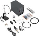  Ékszerhegesztő gép, 100W kimeneti teljesítmény, 50A-600A hegesztőáram, LCD képernyő, SZÜRKE