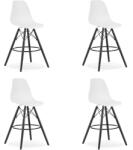 Bravolo Hocker LAMAL Fehér / Lábak Fekete x 4
