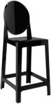 King Home Victoria Bárszék Polikarbonát Fekete 65cm