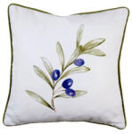 Clayre & Eef Párnahuzat 40X40cm, 100% Pamut, Olive Fields