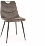 SIGNAL MEBLE Aloe Modern Mikroszálas Étkezőszék Szürke Fogantyús