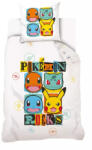 Carbotex Pokémon Ágyneműhuzat - 100% Pamut, 140x200 + 70x90 cm (CBX3230651POK)