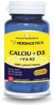 Herbagetica Calciu + D3 + Vitamina K2, 30 capsule, Herbagetica