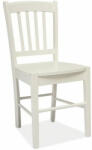 SIGNAL MEBLE CD-57 Klasszikus Fa Étkezőszék Fehér