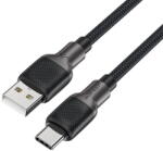 ACEFAST Cablu de incarcare, USB la Type-C, 3A, High-Speed Charging, 1.2m - (C10-04) - Black (KF2349190) - vexio