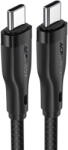 ACEFAST Cablu de incarcare Type-C la Type-C, 60W, 3A, Fast Charging, 1.2m - Acefast (C8-03) - Black (KF2349247) - vexio