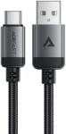 ACEFAST Cablu de incarcare USB la Type-C, 3A, Fast Charging, 1.2m - (C20-04) - Black (KF2349253) - vexio