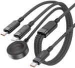 ACEFAST Cablu de Incarcare Type-C / Type-C la Type-C, 100W, 20V/5A, 480Mb/s, 1.2m, Fast Charge- (C6-11) - Black (KF2349272) - vexio