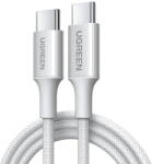 UGREEN Cablu de Date USB-C la USB-C, 3A, 60W, 1m - L501 (35465) - Titanium Gray (KF2349303) - vexio