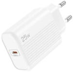 Lamtech Incarcator de retea PD 1xUSB Type-C 25W Alb - vexio