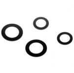 Aftermarket Piese si componente Geam Camera Spate Samsung Galaxy A52s 5G A528 / A52 5G A526 / A52 A525, Main + UltraWide + Macro + Blitz, Negru (gea/sam/sga/A52/main) - vexio