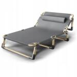 Magboss Összecsukható utazóágy, Üzleti, kanadai Prémium, 75cm, szürke (57840)