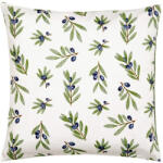 Clayre & Eef Párnahuzat 40X40cm, Pamut, Olive garden